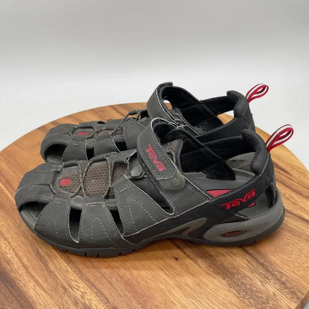 Teva Dozer Sandals Mens Size 10 Gray Outdoor Trail Hiking Walking Water Shoes